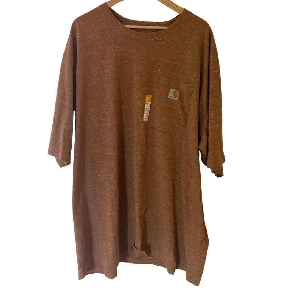 Carhartt NEW with tags Lose fit 3XL short sleeve brown tshirt